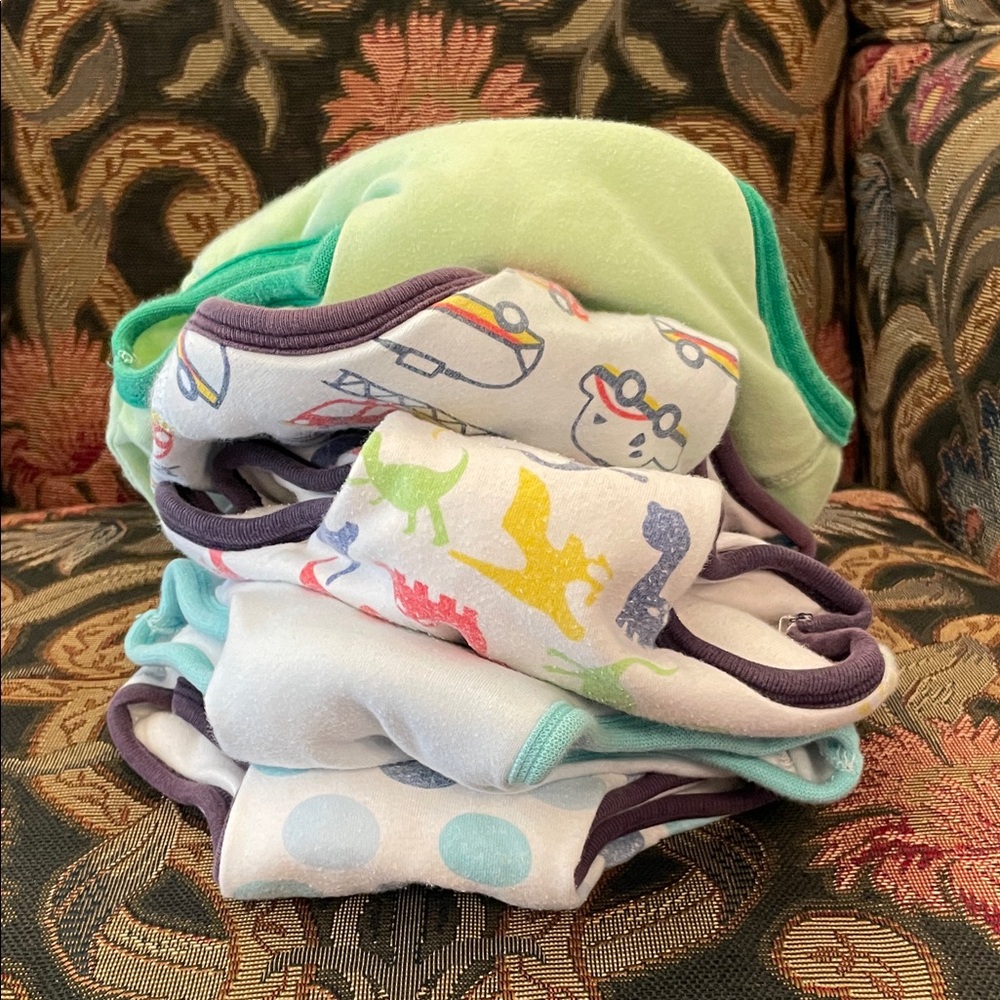 Lot of 5 Colorful Kids Dinosaur and Airplane Print 2T  padded training pants